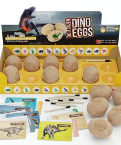 Dig a Dozen Dino Egg Dig Kit for Kids - Dinosaur Toys Gift 3-12 Year Old - 12 Eggs & Surprise Dinosaurs - Science STEM Activities - Educational Boy Toy Party Gifts for Boys & Girls Ages 3-5 4-7 5-7+ 46 81mXTuOrsUL
