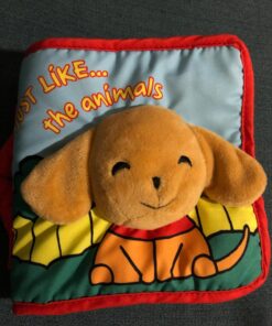 ToBe ReadyForLife Stimulating Baby Books 0-6 Months and 6-12 Months Infants | Crinkle Books for Babies Makes Great Toys Gift for 1 Year Old | Soft Cloth Animals Baby Books for Baby Gift Blue 53 81mYozDxn9L