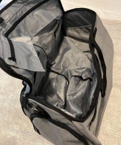 Convertible Garment Bag with Shoulder Strap, Modoker Carry on Garment Duffel Bag for Men Women - 2 in 1 Hanging Suitcase Suit Travel Bags (Grey) Ash Grey 65 81mZjYZwcL