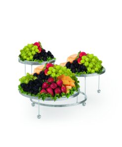 Wilton Cakes 'N More 3-Tier Cupcake and Cake Stand Display, Silver 29 81maU5OLhRL