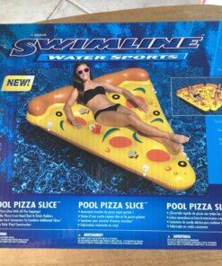 Swimline Inflatable Pizza Slice Pool Float, Multicolor 30 81mb2TRXyIL