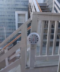 Springfield Indoor Outdoor Big Bold Thermometer, 8.5 Inch, White 48 81mc6koLG5L