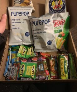 CRAVEBOX Healthy Snack Box (35 Count) Valentines Variety Pack Care Package Gift Basket Kid Men Women Adult Nuts Fruit Nutrition Assortment College 33 81md7T zVPL