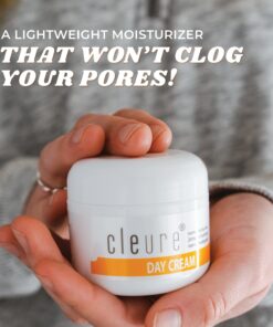 Cleure Anti-Aging Day Cream & Facial Moisturizer w/Pure Shea Butter for Sensitive Skin - Fragrance Free, Gluten, Salicylate and Paraben Free (2 oz, Pack of 1) 2 Ounce (Pack of 1) 9 81mdvEi5EgL