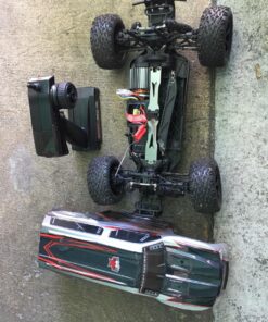 Redcat Racing Blackout XTE 1/10 Scale Electric Monster Truck with Waterproof Electronics, Silver/Red SUV, Blackout-XTE-SILVERSUV 50 81mfq9UPmLL