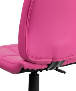 Flash Furniture Clayton Mid-Back Pink Quilted Vinyl Swivel Task Office Chair 28 81mhC3zqXPL