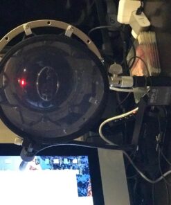 Logitech for Creators Blue Snowball USB Microphone for PC, Mac, Gaming, Recording, Streaming, Podcasting, Condenser Mic with Cardioid and Omnidirectional Pickup Patterns, Stylish Retro Design – Black Gloss Black 113 81mij319KYL