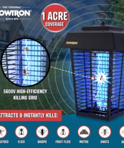Flowtron Bug Zapper, 1 Acre of Outdoor Coverage with Powerful 40W Bulb & 5600V Instant Killing Grid, Electric Insect, Fly & Mosquito Zapper, Made in The USA 24 81mipOaemRL 1