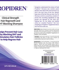 Hairgenics Propidren Hair Growth Shampoo for Thinning and Balding Hair with Biotin , Keratin, and Powerful DHT Blockers to Prevent Hair Loss, Nourish and Stimulate Hair Follicles and Help Regrow Hair. 18 81mjfWdQPL
