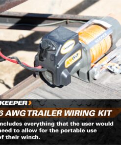 HAMPTON PROD Keeper - 6 AWG Trailer Wiring Kit - 25’ and 6’ with Quick Connect for KT and KU Winches 7 81mmj0YqIOL