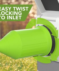 Alternative view of 50 AMP RV Trailer Marine Power Cord Power Inlet - Female Twist locking Connector - Weatherproof Boot Kit