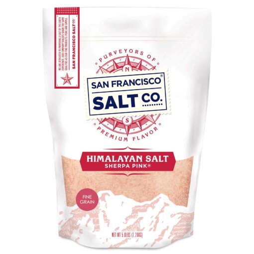 Sherpa Pink Himalayan Salt - 5 lbs. Fine Grain 5 Pound (Pack of 1)