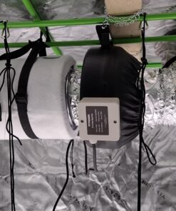 VIVOSUN 6 Inch 440 CFM Inline Fan with Speed Controller, 6 Inch Carbon Filter and 8 Feet of Ducting, Air Filtration Combo for Grow Tent Ventilation Silver 30 81mqMlLgLnL