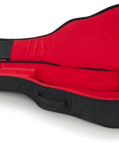 Gator Cases Transit Series Acoustic Guitar Gig Bag; Charcoal Black Exterior (GT-ACOUSTIC-BLK) 24 81mrF Nu7L