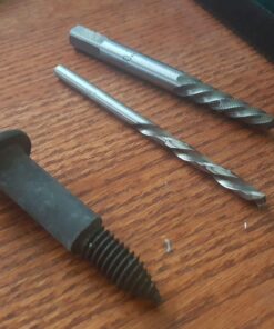 COMOWARE Screw Extractor & Left Hand Drill Bit Set- Broken Bolt Remover HSS M2, 10pcs with Metal Index Case 30 81mrbJ TnML 1