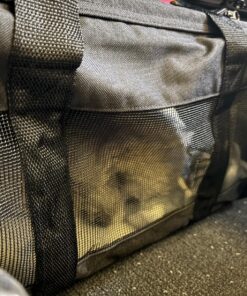 Amazon Basics Soft-Sided Mesh Pet Travel Carrier for Dog, Cat, Medium, 16.5"L x 9.4"W x 9.8"H, Black Without Wheels 42 81ms77m1FeL