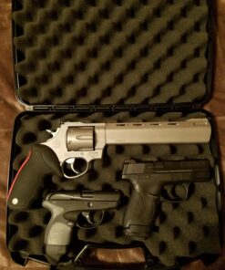 MTM 809-40 Double Pistol Handgun Case Up to 8.5" Revolver Barrel, Black 30 81mst0LK8IL