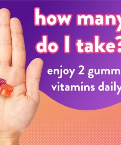 Vitafusion Vitamin D3 Gummy Vitamins for Bone and Immune System Support, Peach, Blackberry and Strawberry Flavored, 50 mcg Vitamin D, 75 Day Supply, 150 Count 150 Count (Pack of 1) 38 81mtOVtZL