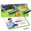 WORKDONE 2-Pack 2.5" Hard Drive Caddy - Compatible for Dell PowerEdge Servers - 14th Gen R340 R440 R540 R640 R740 R740xd R840 R940 R6415 R7415 R7425 - SSD SAS SATA NVMe Tray - Setup Manual 50 81mtUTfnMFS