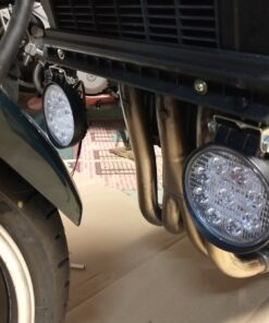 Safego 4inch Round led lights Bar 2Pcs 27w Waterproof Flood Beam Led Pod lights Work Light 12v led lights Off Road Lights Driving Light for Truck Suv Atv Tractor Boat R27W 24 81mtjsimpuL