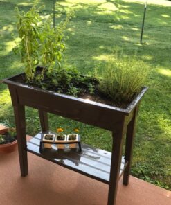 Adams Manufacturing 9303-60-3700 36-Inch Deluxe Garden Planter, Earth Brown 33 81mwAbjlpvL