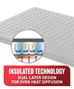 T-fal AirBake Natural Aluminum Cookie Sheet, 14" x 16", Silver 18 81mwpM0rqSL