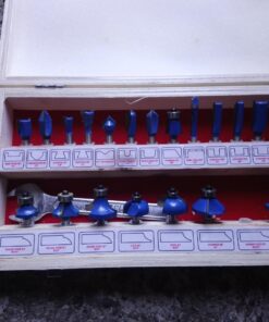 24-Piece Router Bit Set - Wood Routers Kit with 0.25-Inch Shank and Wooden Storage Case - Woodworking Tools for Home Improvements and DIY by Stalwart 24 Piece 18 81my1woJGZL