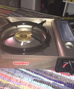 Iwatani 35FW Single-Burner Butane Portable Cooktop Indoor & Outdoor Cooking Stove Medium 48 81myGDBkn4L 2