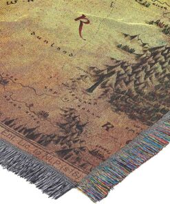 Northwest Lord of The Rings - The Hobbit Woven Tapestry Throw Blanket, 48" x 60", Middle Earth 19 81myyfMP9uL