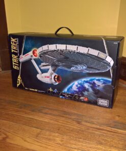 Mega Bloks Star Trek U.S.S. Enterprise NCC-1701 Collector Construction Set 175 81n G0yquL 1