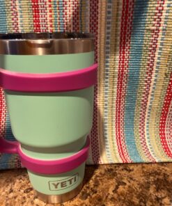 YETI Rambler 30 oz Stainless Steel Vacuum Insulated Tumbler w/MagSlider Lid Seafoam 1 Count (Pack of 1) 33 81n fdBjp4L