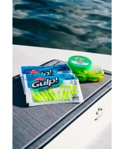 Berkley Gulp! Alive Swimming Mullet Soft Fishing Bait Chartreuse 4in - Pint 4x7 28 81n so5HeXL