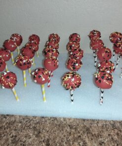 Tosnail 2 Pack of 20-Cavity Silicone Cake Pop Mold - Great for Hard Candy, Lollipop and Party Cupcake 43 81n0h1u8OSL