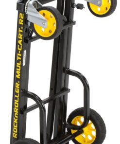 Rock-N-Roller R2RT (Micro) 8-in-1 Folding Multi-Cart/Hand Truck/Dolly/Platform Cart/26" to 39" Telescoping Frame/350 lbs. Load Capacity, Black 38 81n0o m0yCL