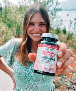 Vitamin Bounty Women's Pro Daily - Vaginal Probiotic & Prebiotic & pH Balance, Probiotics for Women Vaginigal Health, 10 Billion CFUs Per Serving with Cranberry, Gluten-Free - 60 Capsules 60 Count (Pack of 1) 35 81n17bfdd7L