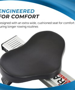 Stamina BodyTrac Glider Hydraulic Rowing Machine with Smart Workout App - Rower Workout Machine with Cylinder Resistance - Up to 250 lbs Weight Capacity Glider 1050 31 81n1DSgLtAL