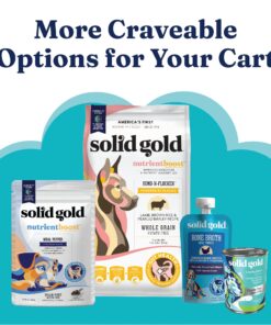 Solid Gold SeaMeal Multivitamin for Cats & Dogs - Kelp Powder Cat & Dog Supplement - Omega 3 & Digestive Enzymes for Skin & Coat, Gut + Immune Support - 1 LB 33 81n1GE84gpL 1