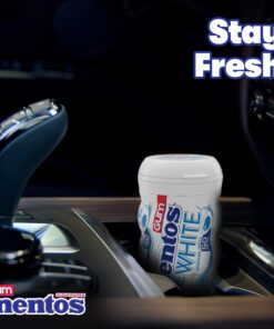 Mentos Pure White Sugar-Free Chewing Gum With Xylitol, Sweet Mint, 50Piece Bottle White Sweet Mint 50 Count (Pack of 1) 7 81n3NUOnFhL
