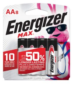 Energizer AA Batteries, Max Double A Battery Alkaline, 8 Count 30 81n5wSeBqZL