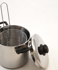 Excelsteel 6 Quart Stainless Steel Stove Top Deep Fryer,Silver 23 81n8FmouAGL