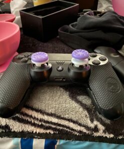 KontrolFreek Performance Grips for Playstation 4 (PS4) Controller (Nightfall Black) Nightfall Black 42 81n8LckGXbL