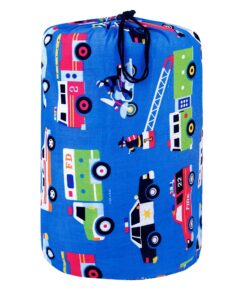 Wildkin Kids Sleeping Bags for Boys and Girls, Measures 57 x 30 x 1.5 Inches, Cotton Blend Materials Sleeping Bag for Kids, Ideal Size for Parties, Camping & Overnight Travel (Heroes) Heroes 12 81n8Qy1k3L