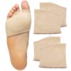 ZenToes Metatarsal Pads for Men and Women - Ball of Foot Pain Relief Cushions for Sesamoiditis, Metatarsalgia, Morton's Neuroma - 2 Pairs Fabric Sleeves with Gel Inserts (Small, Beige) Small 18 81n8l5f4VyL