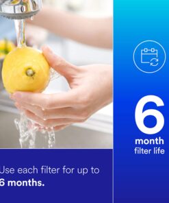 Alternative view of Filtrete Standard Under Sink Quick Change Water Filtration Replacement Filter 3US-AF01, for use with 3US-AS01 System