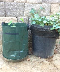 Upstreet Garden Grow Bags – 2 Pack Garden Bags to Grow Vegetables: Carrot, Tomato, Onion, Potato Planting Bags with Flap, Eco-Friendly, Heavy Duty Fabric Planting Pots 2 - Pack 30 81nAJ0AlshL