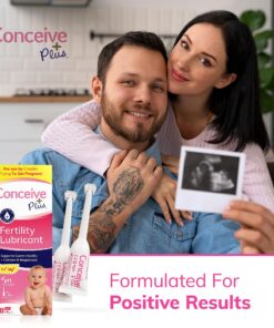 Conceive Plus Fertility Lubricant in Pre-Filled Applicators, Fertility Friendly Lube for Couples Trying to Conceive, One Month Supply with 8 x 4g Applicators 29 81nAoQIt30L
