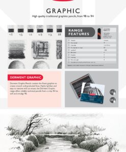 Derwent Graphic Pencils, Metal Tin, 24 Count (34202) 24 Count (Pack of 1) 28 81nBGqPgh S