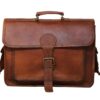 16" leather messenger bag laptop case office briefcase gift for men computer distressed shoulder bag 2 81nBpSzXo7L
