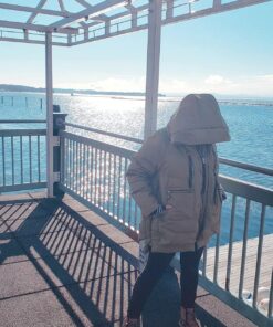 Orolay Women's Thickened Down Jacket Large Green 35 81nC3CvCJiL