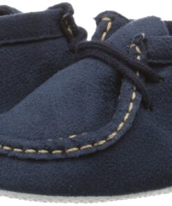 Luvable Friends Unisex Baby Crib Shoes, Navy Wallabee, 0-6 Months 14 81nCMRqQsyL